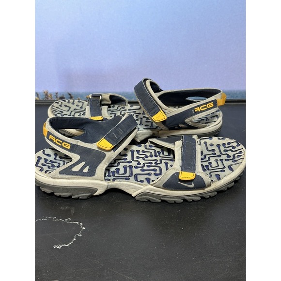 Nike ACG Mens 14 Hiking‎ Trail Ankle Strap Sport Sandal Navy Blue Shoes main image 7